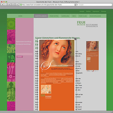 Detail Museum Fram Website